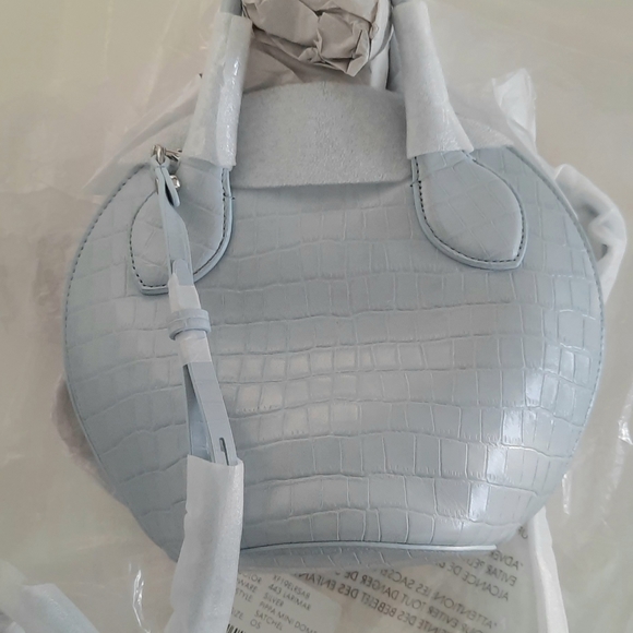 NWT Rebecca Minkoff Blue Dome Satchel Bag - Picture 7 of 7